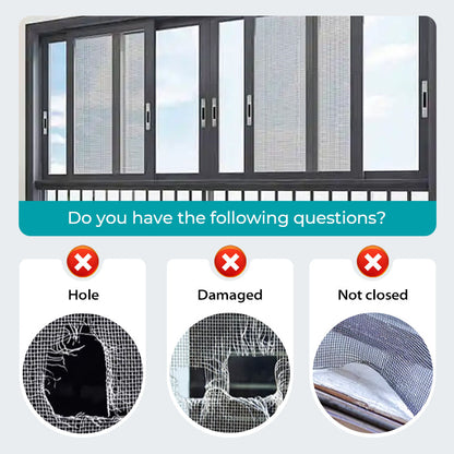 Self-Adhesive DIY Window Screen Repair Tape – Quick Fix for Holes & Tears, Easy No-Tool Repair