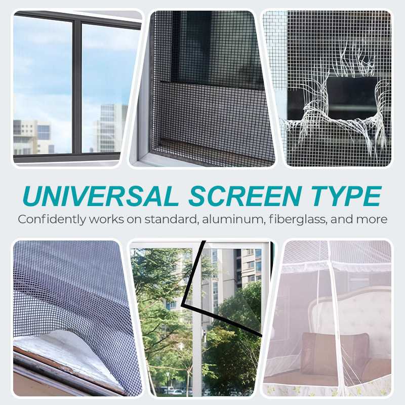 Self-Adhesive DIY Window Screen Repair Tape – Quick Fix for Holes & Tears, Easy No-Tool Repair